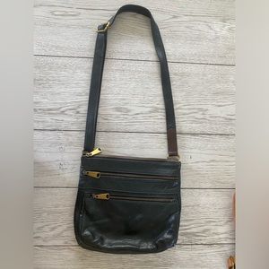 Fossil crossbody leather handbags
